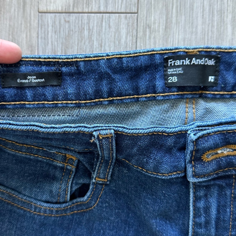 Frank & Oak‎ Joan Evase Boot Cut Jeans 28 - Picture 5 of 10